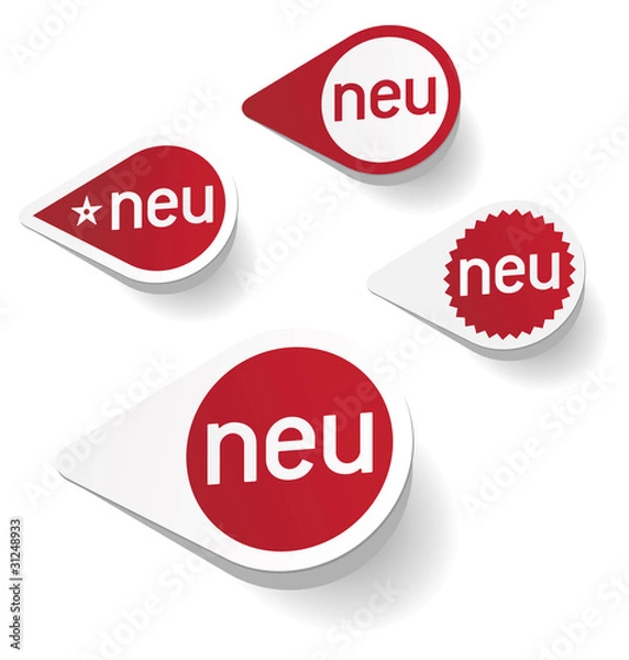 Obraz Nowa naklejka