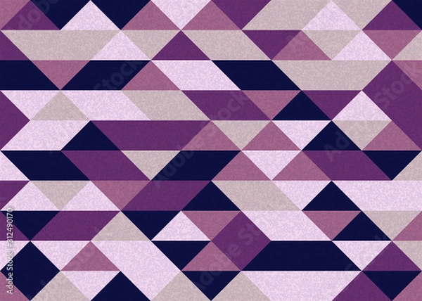 Obraz Pattern with random colored Diamonds Generative Art background illustration