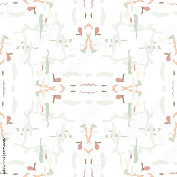 Obraz Batik, Hand Drawn. Paint Texture Seamless 