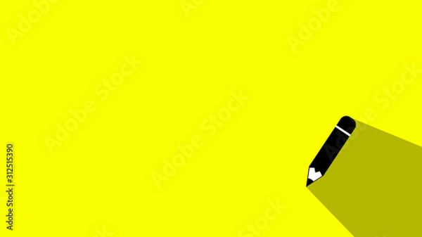 Fototapeta Flat concept education background