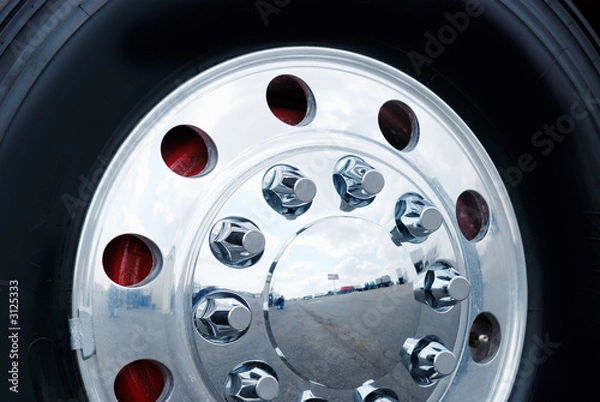 Obraz truck wheel