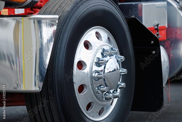 Obraz truck wheel