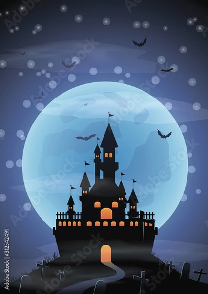 Obraz Helloween Illistrator Vector Set