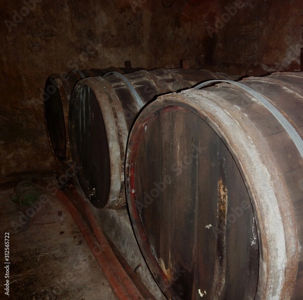 Obraz wine barrel