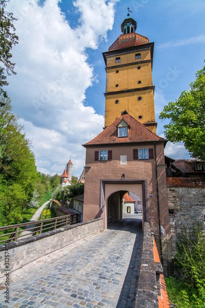 Obraz Segringer Tor, Dinkelsbühl, Deutschland