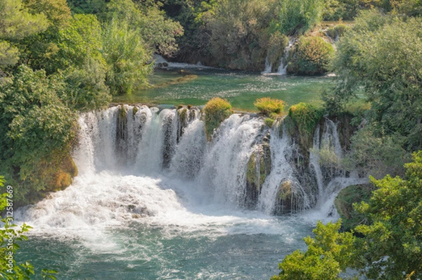 Obraz wodospady Krka 
