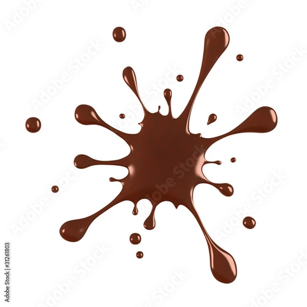 Obraz Plama czekolady