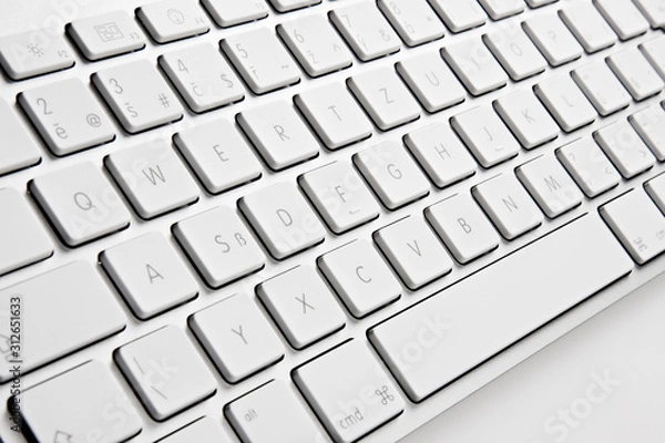 Obraz wireless aluminium keyboard detail