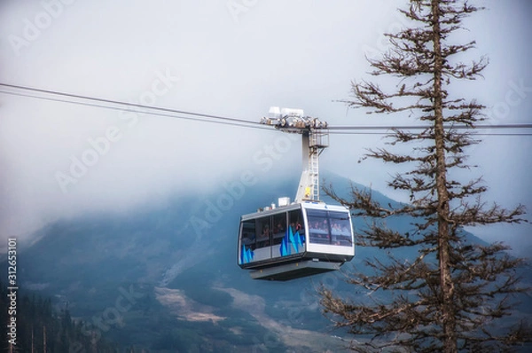 Obraz Tatry, kolejka linowa