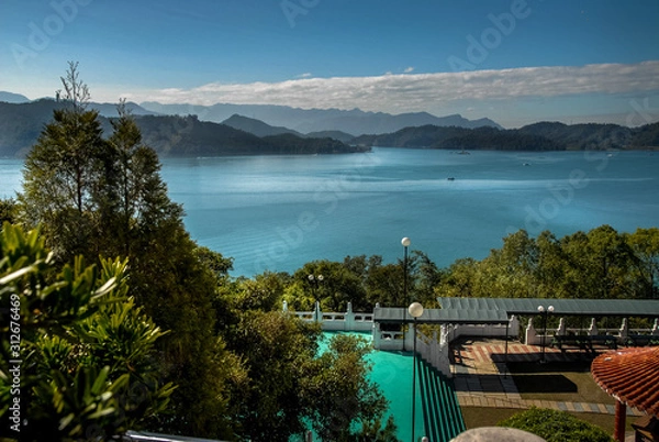 Obraz Sun Moon Lake, Taiwan tourist attraction