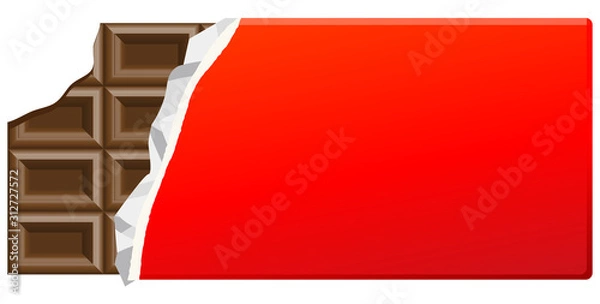 Obraz 板チョコ食べかけ