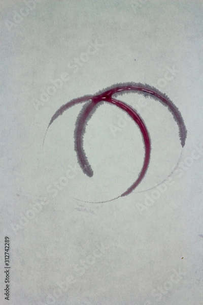 Fototapeta Wine stain 2