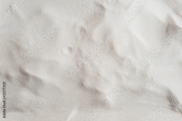 Obraz Seamless white sand background. Beach. Close-up