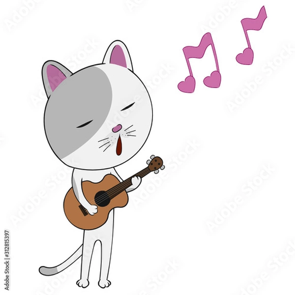 Obraz GuitarCat