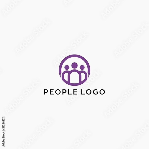Obraz people logo premium