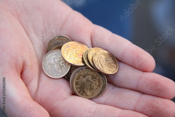 Obraz деньги в руке