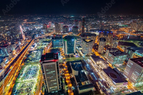 Obraz 【神奈川県】横浜みなとみらい　夜景