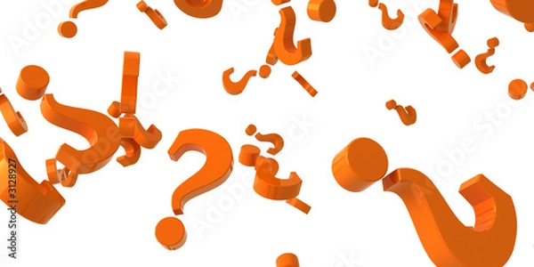 Fototapeta question, question
