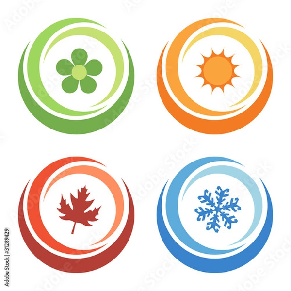 Fototapeta four seasons