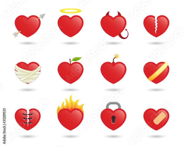 Obraz emotikony serca