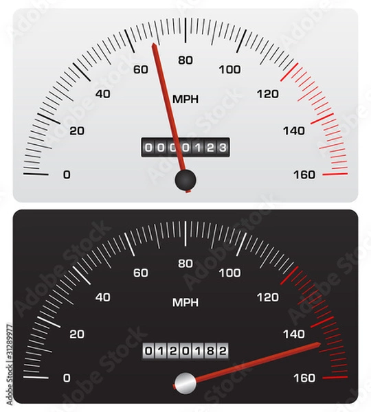 Fototapeta speedometer