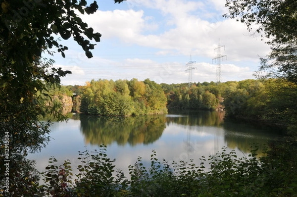 Obraz Oberwaldsee in Mühlheim am Main
