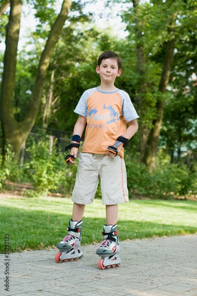 Fototapeta roller boy