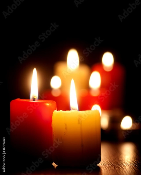 Fototapeta Burning candles