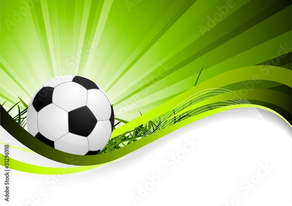 Fototapeta Abstracе soccer background