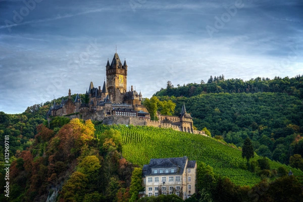 Obraz Reichsburg Cochem im Herbst