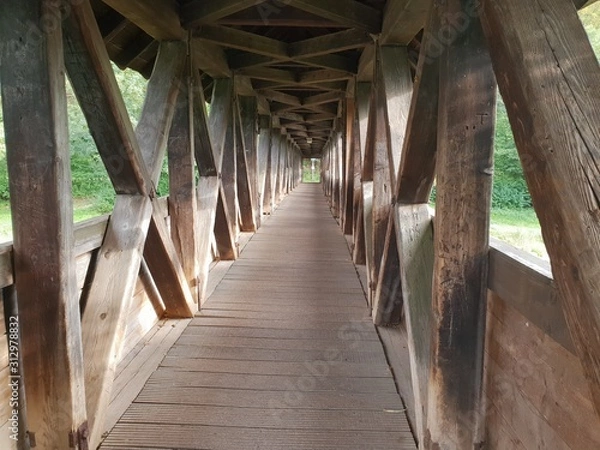 Fototapeta holzbrücke