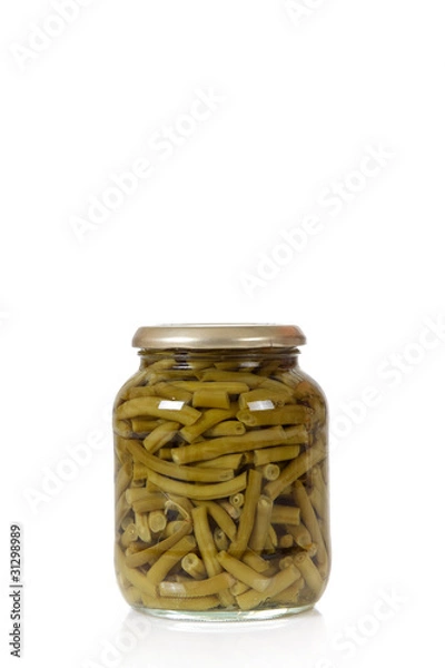 Obraz Canned vegetables, green beans