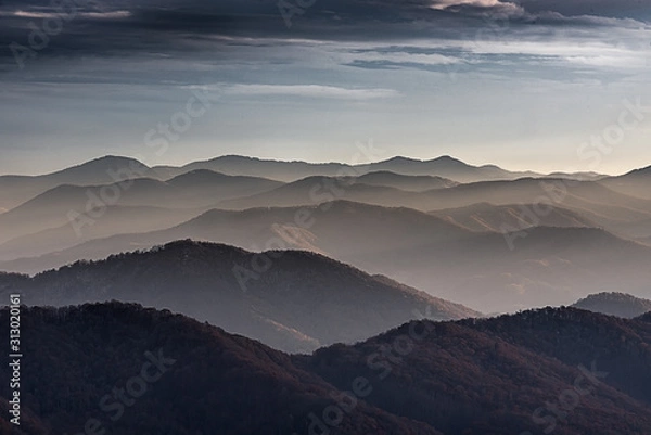 Obraz view of mountains