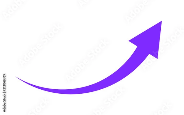 Fototapeta strzałka ikona