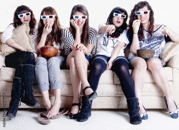 Obraz 3D couch potatos