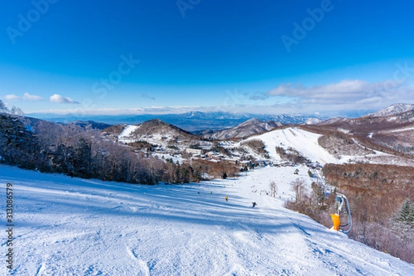 Obraz 志賀高原スキー場（2020年1月）・風景物語（志賀高原の冬）