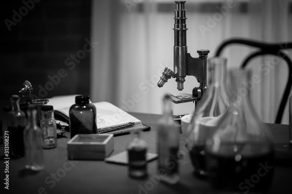 Obraz Laboratorium naukowe 1885