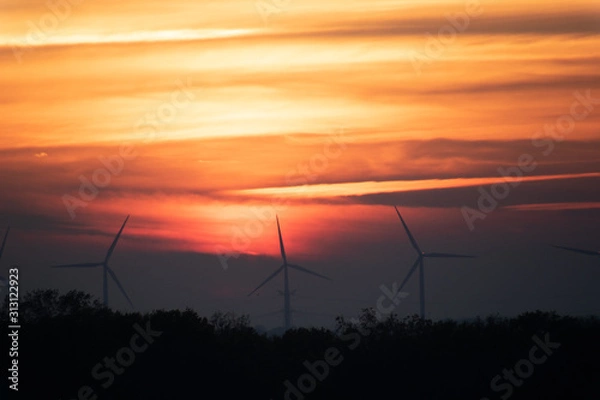 Obraz ondergaande zon