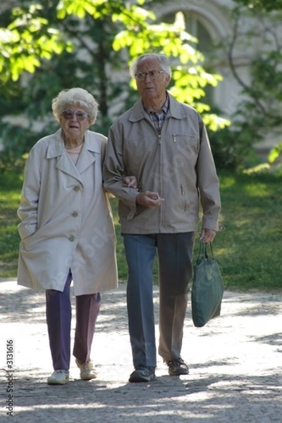 Obraz old couple