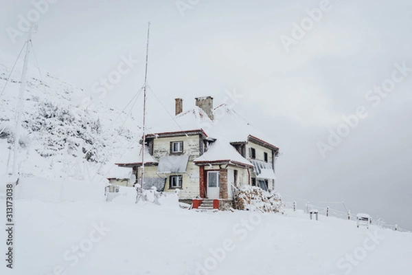 Obraz Snowy Cabin