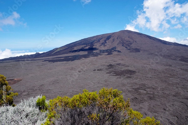 Fototapeta le piton de la fournaise (île de la Réunion)