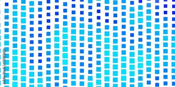 Fototapeta Light Pink, Blue vector background with rectangles. Colorful illustration with gradient rectangles and squares. Pattern for business booklets, leaflets