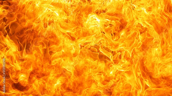 Obraz blaze fire flame conflagration texture background in full hd ratio