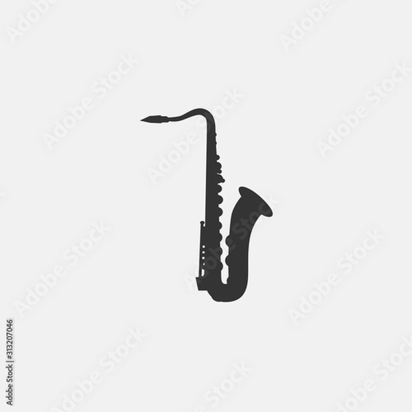 Obraz saxophone icon vector illustration symbol