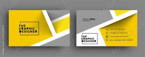 Obraz Business Card - Creative and Clean Modern Business Card Template.
