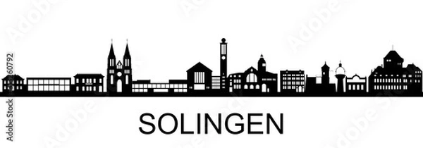 Fototapeta Solingen Skyline