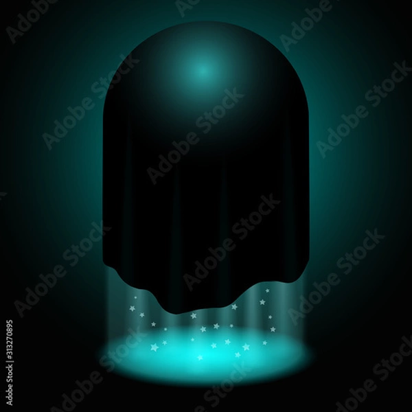 Obraz Flying Magic ball. Vector illustration.