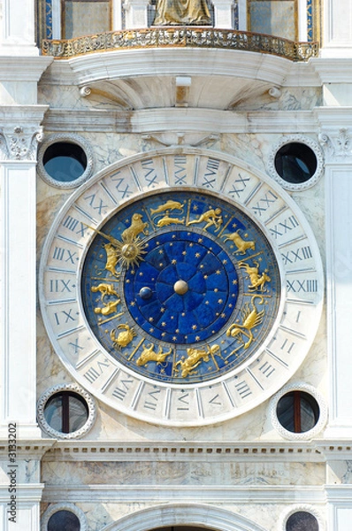 Obraz blue tower watch in venice