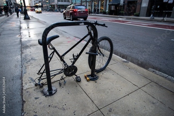 Obraz bicycle on the street