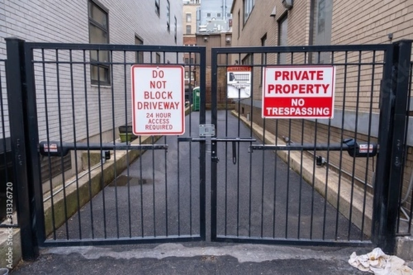 Obraz no parking sign